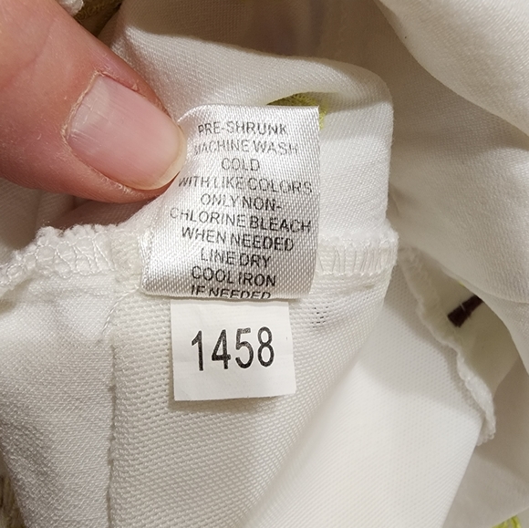 Lulu-B Palm Tree Capris, Size 10 - Picture 4 of 6